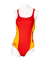 Schwimmanzug DLRG »Swim Pro Lining+Bra« Rot-Gelb