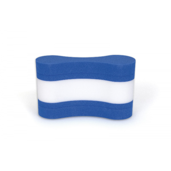 Pullbuoy ohne Gurt - Farbe: weiß/blau