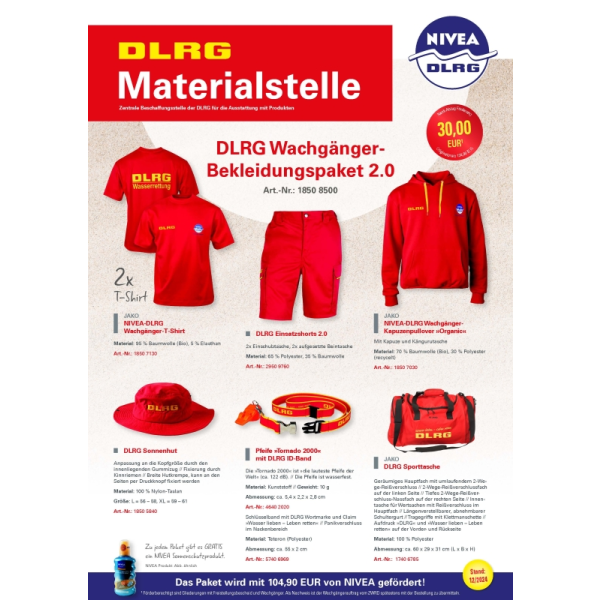 DLRG-NIVEA Bekleidungspaket 2.0