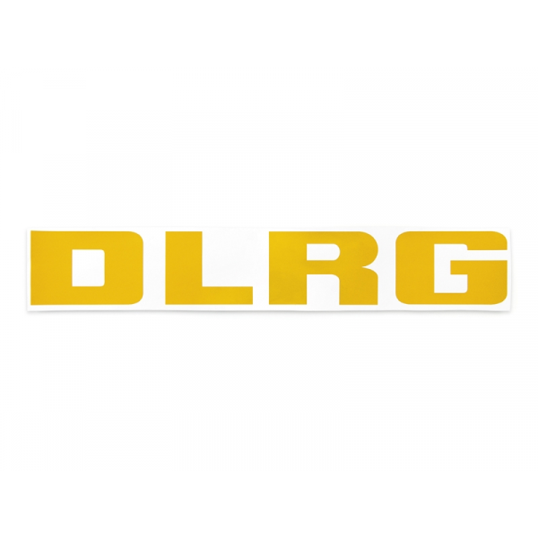 Wortmarke DLRG 170 mm Retro-Reflex -Gelb-