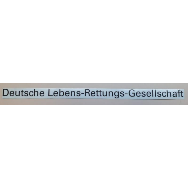 Deutsche Lebens-Rettungs-Gesellschaft schwarz 3 cm
