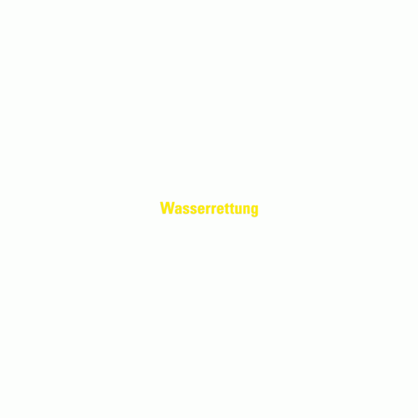 Schriftzug Wasserrettung für Schlauchboote individuelle Größe