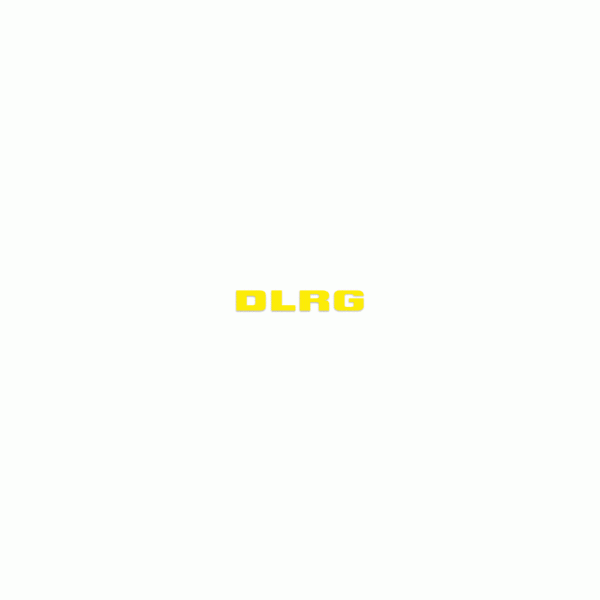 Wortmarke DLRG für Schlauchboote - 11,5 cm
