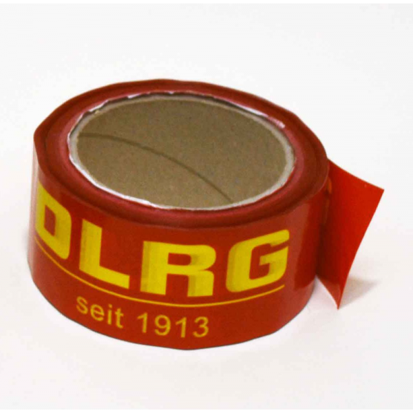 DLRG seit 1913 Klebeband auf Rolle 66 Meter
