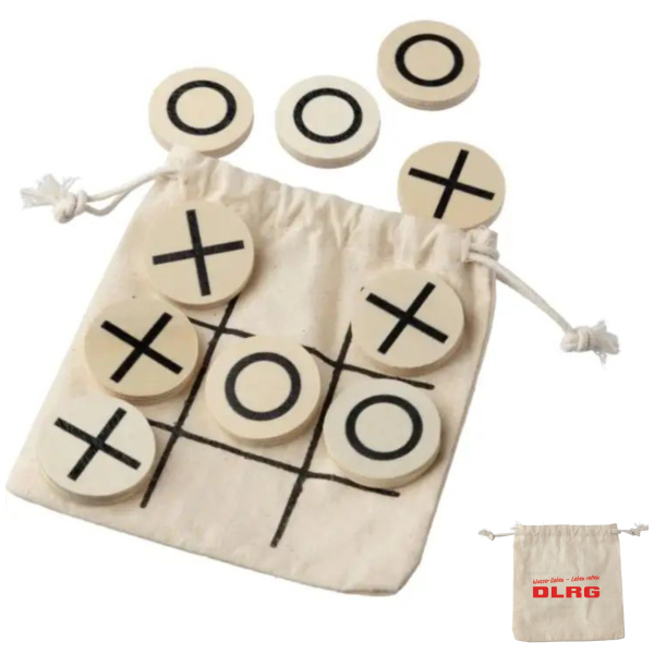 DLRG Tic-Tac-Toe-Spiel aus Holz