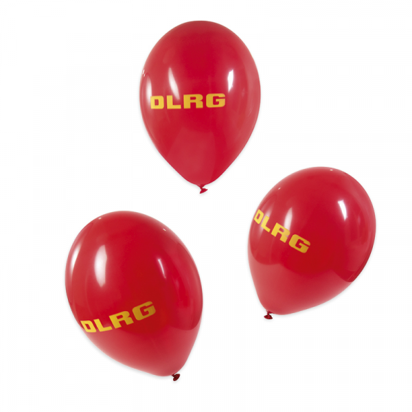 DLRG Luftballons rot/gelb