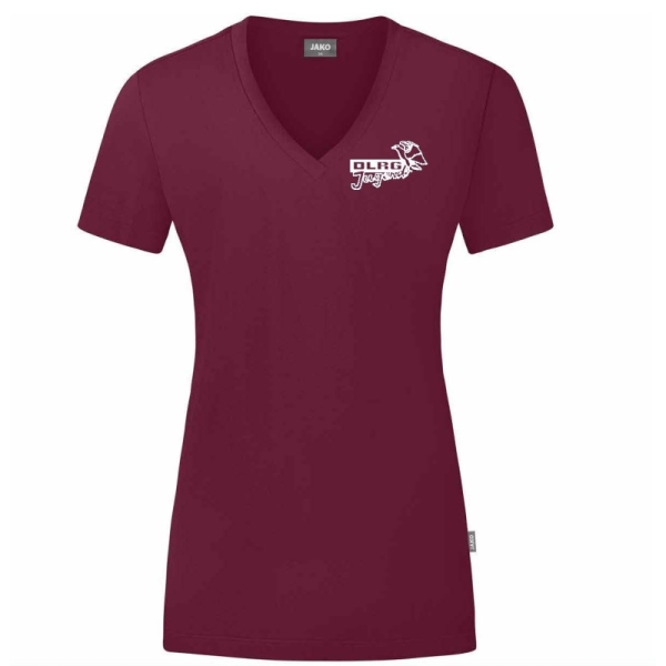 DLRG-Jugend T-Shirt Organic JAKO - Maroon »DAMEN«