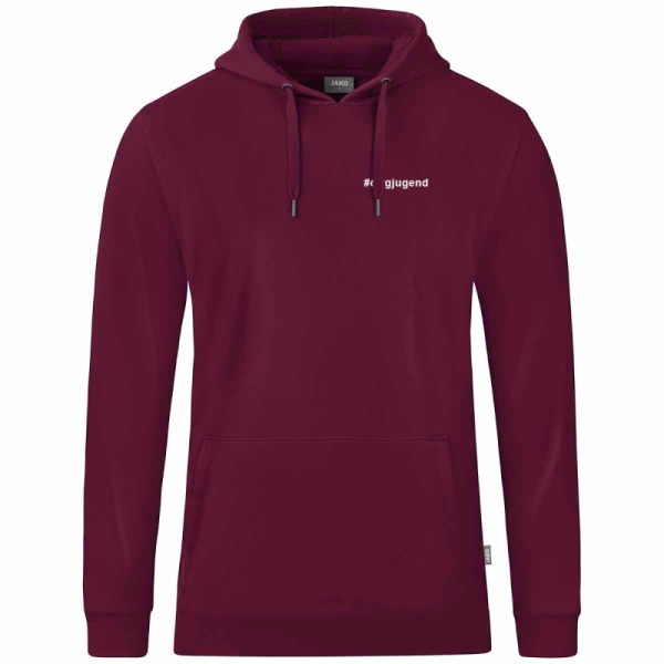 DLRG-Jugend Kapuzensweat Organic JAKO 2.0 - Maroon