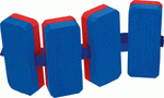 Schwimmgürtel Kinder blau/rot bis 30kg