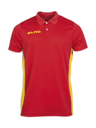 DLRG Funktions-Poloshirt 2.0 rot/gelb VAUDE-Unisex