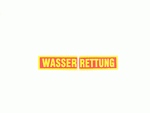 Rückenschild f. Palm Weste WASSER RETTUNG