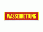 Rückenschild f. Palm Weste »WASSERRETTUNG«