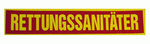 Rückenschild RETTUNGSSANITÄTER