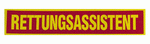 Rückenschild RETTUNGSASSISTENT