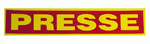 Rückenschild PRESSE