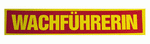 Rückenschild WACHFÜHRERIN