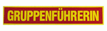 Rückenschild GRUPPENFÜHRERIN