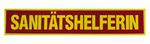Rückenschild SANITÄTSHELFERIN