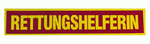 Rückenschild RETTUNGSHELFERIN