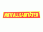 Rückenschild NOTFALLSANITÄTER