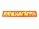 Rückenschild NOTFALLSANITÄTERIN