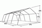 LANCO Zelt SG 400 natur