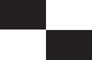 Flagge schwarz/weiß gescheckt - 120 x 80 cm