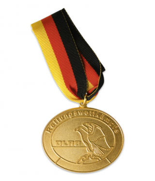 Medaille für Rettungswettkämpfe - Gold