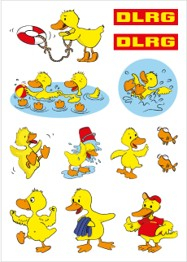 DLRG Tattoos für Kinder