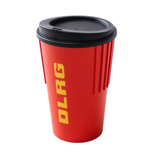 DLRG Kaffeebecher "ToGo", 300 ml - MIT DECKEL