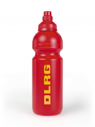 Trinkflasche DLRG rot/gelb