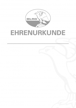 Ehrenurkunde neutral DIN A4