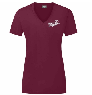 DLRG-Jugend T-Shirt Organic JAKO - Maroon »DAMEN«