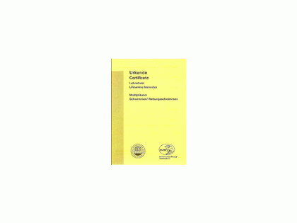 Lehrschein-Urkunde