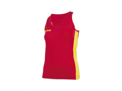 DLRG Damen Tank-Top rot/gelb VAUDE