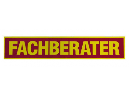 Rückenschild FACHBERATER