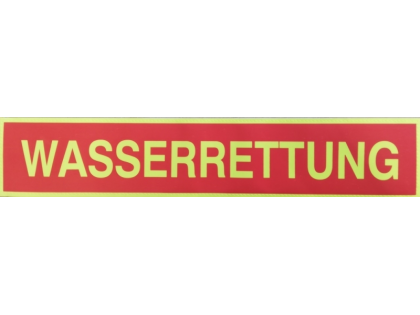 Rückenschild WASSERRETTUNG