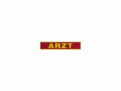 Rückenschild ARZT