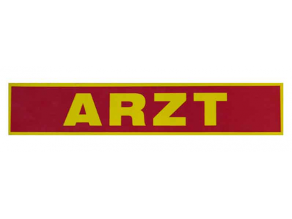 Rückenschild ARZT