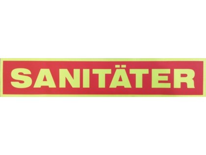 Rückenschild SANITÄTER