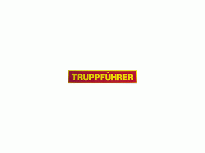 Rückenschild TRUPPFÜHRER