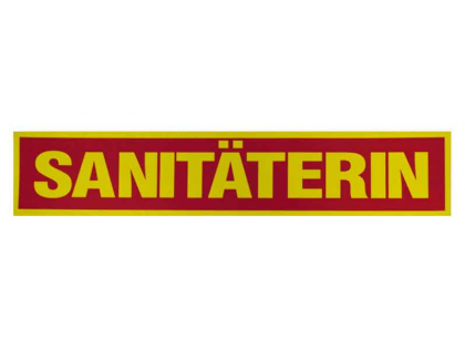 Rückenschild SANITÄTERIN