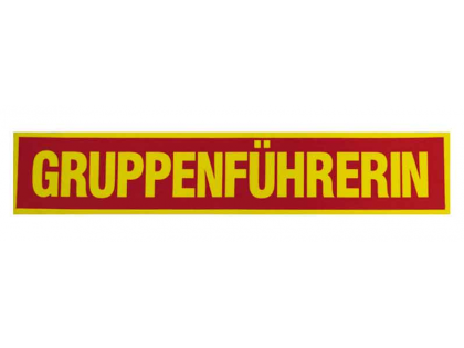 Rückenschild GRUPPENFÜHRERIN