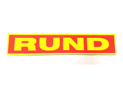 Rückenschild RUND