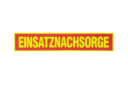 Rückenschild EINSATZNACHSORGE