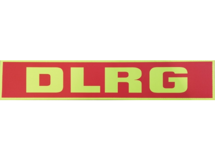 Rückenschild DLRG 34 cm x 8,5 cm