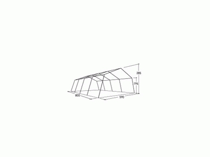 LANCO Zelt SG 400 natur