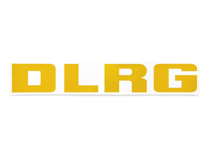 Wortmarke DLRG 210 mm Retro-Reflex -Gelb-