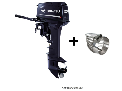 Bootsmotor Tohatsu M 30 H4 L mit Propellerschutz