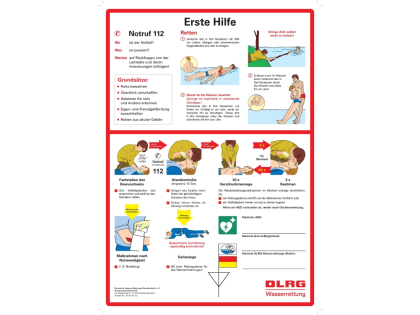 Plakat Erste Hilfe DIN A3